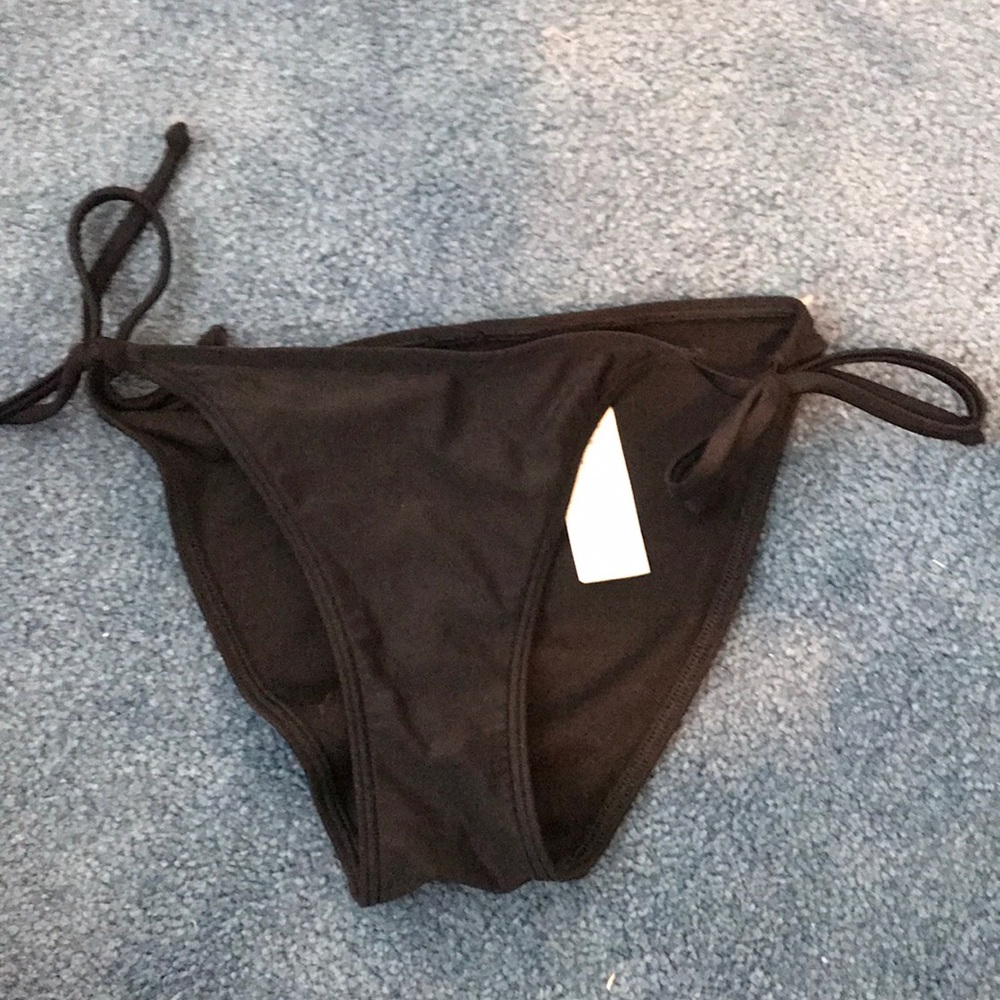 Holister black bikini bottoms